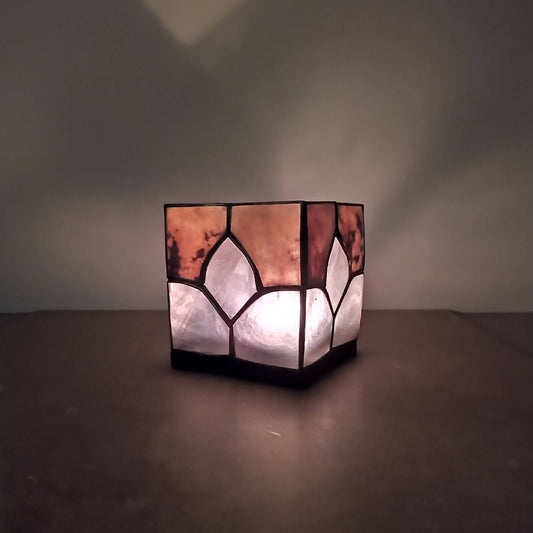Capiz-tuikkukynttilänpidike | Geometrinen -Neliö-RAUHA Crafts-RAUHA Crafts