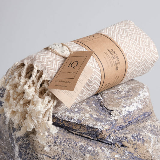 Hammam-pyyhe | cotonIQ - Peru - Beige