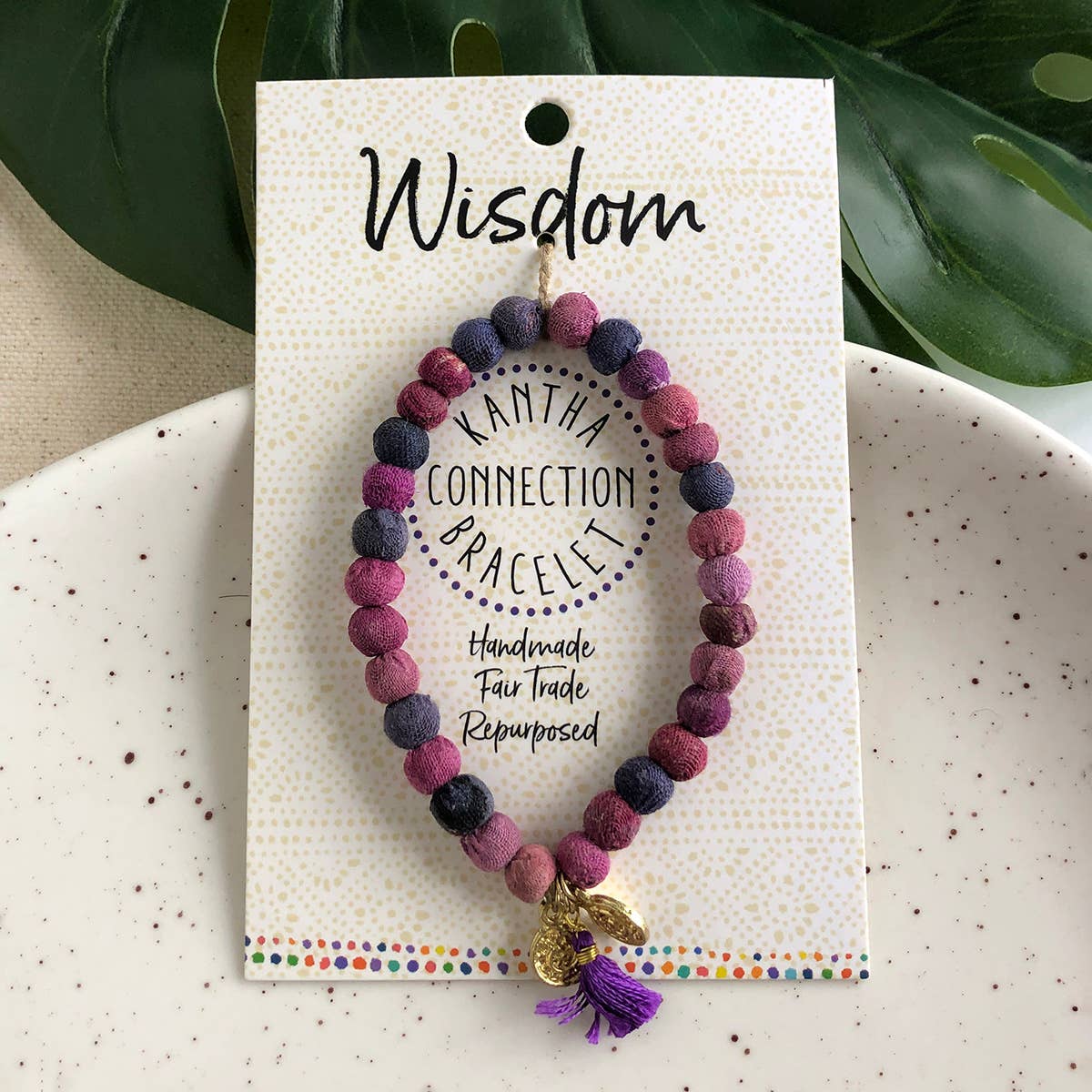 Hantverkets visdom • Kantha Connection-armband av WorldFinds