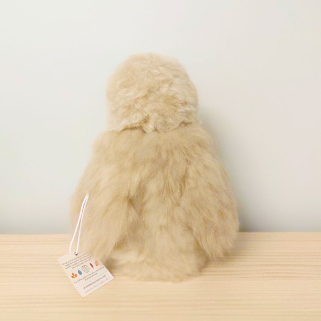 Alpackagosedjur - Uggla - handgjort alpackagosedjur - 100% babyalpacka från Shupaca Alpaca