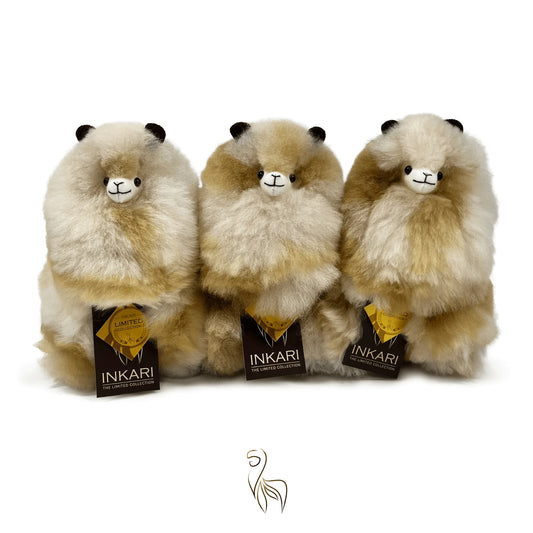 Smores INKARI Limited Edition alpakka-pehmolelu — käsintehty Perussa alpakka-villasta, hypoallergeeninen ja eläinkokeeton