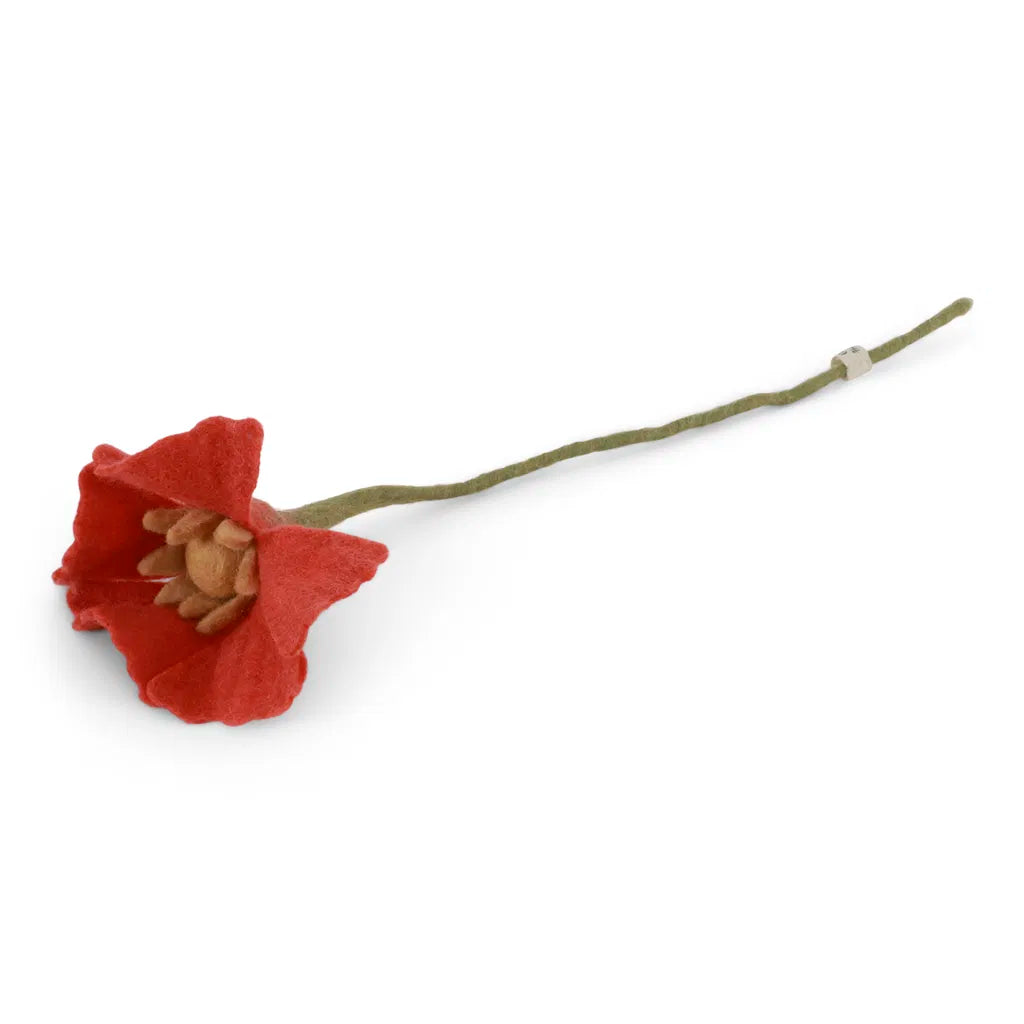 Filtad ullblomma | Gry & Sif - Vallmoblomma korall