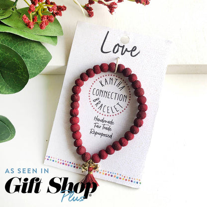 Handgjord kärlek • Kantha Connection-armband från WorldFinds