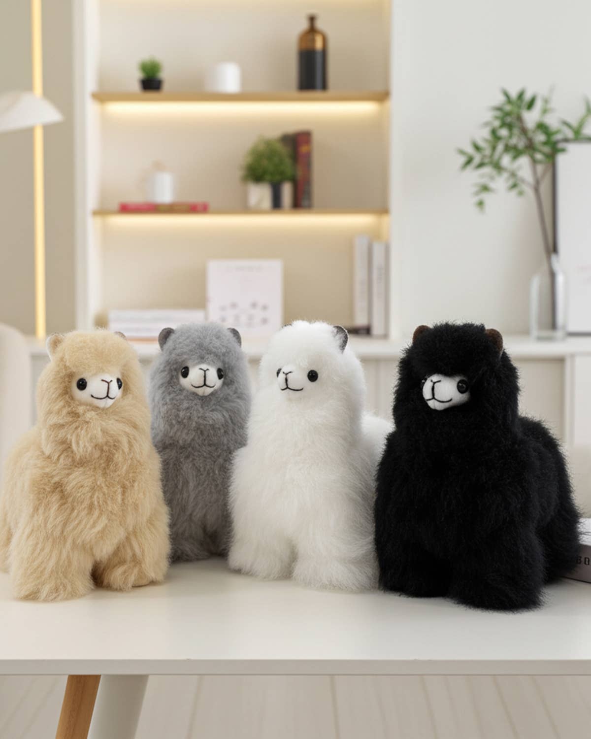 Gosedjur i alpackaull | Shupaca - Mini alpacka