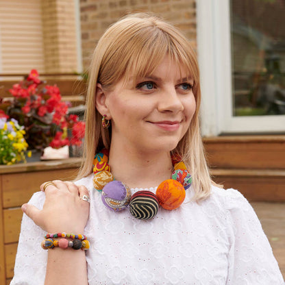 Kantha Milieu mini-hoops