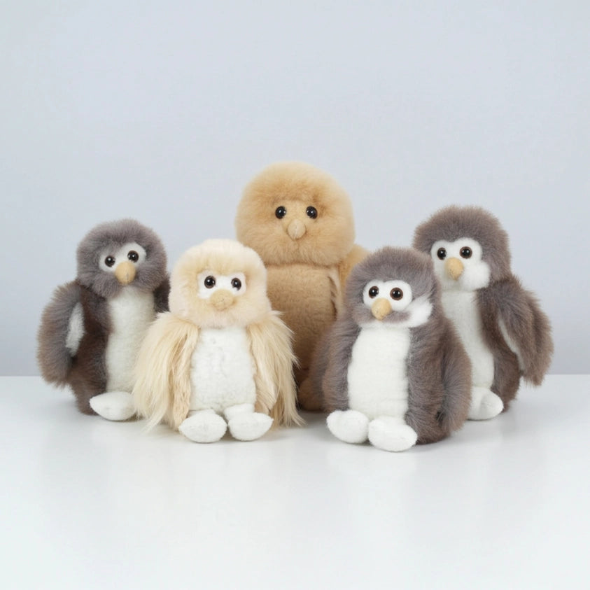 Alpackagosedjur - Uggla - handgjort alpackagosedjur - 100% babyalpacka från Shupaca Alpaca