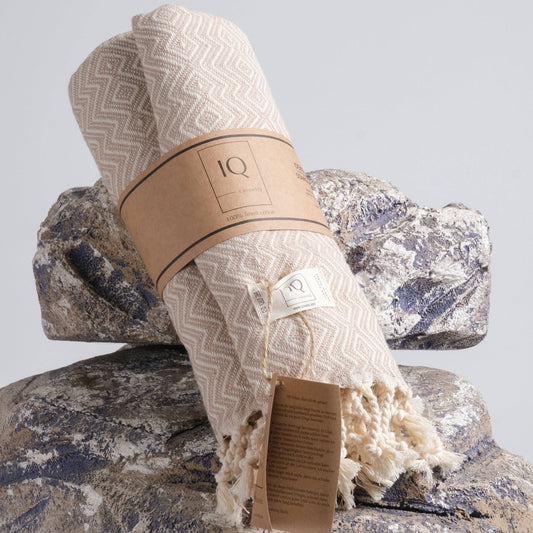 Hammam-pyyhe cotonIQ Peru beige