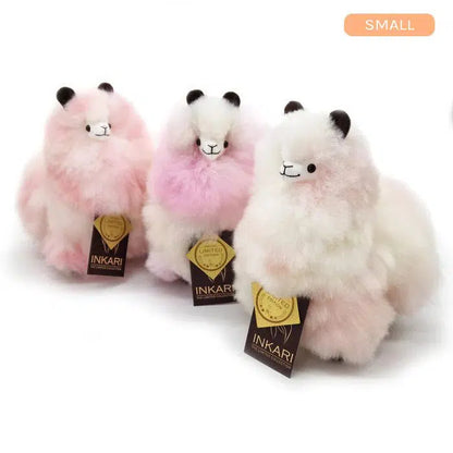 Cotton Candy Cloud INKARI Limited Edition alpakkapehmolelu — käsintehty Perussa alpakanvillasta, hypoallergeeninen ja eläinkokeeton