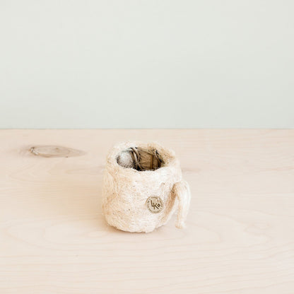 Kookoskuituinen eläinpääruukku | Pig-LIKHÂ-RAUHA Crafts
