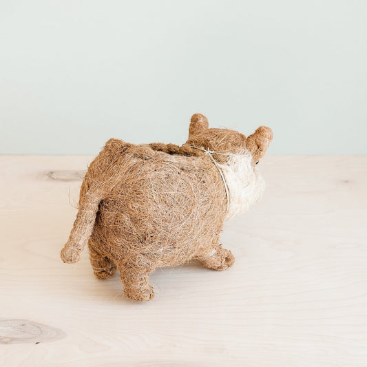 Kookoskuituinen eläinruukku | Corgi-LIKHÂ-RAUHA Crafts