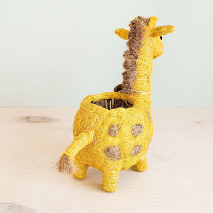 Kookoskuituinen eläinruukku | Kirahvi-LIKHÂ-RAUHA Crafts