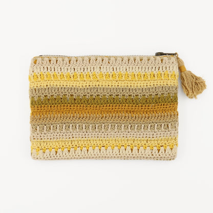 Virkattu clutch-laukku | Lämmin: Turmeric-Balizen-RAUHA Crafts
