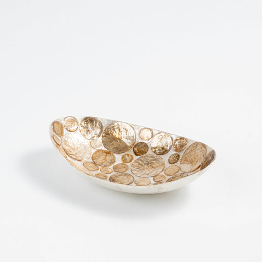 Koristeellinen ovaalikulho - Dotes Capiz-RAUHA Crafts-RAUHA Crafts