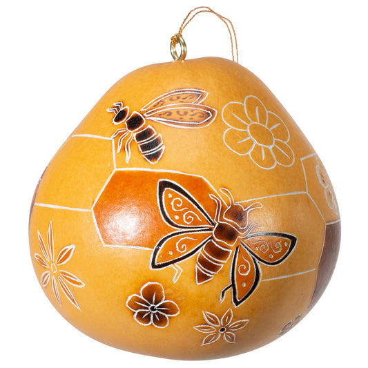Kalebassikoriste | Bee Doodle-Lucuma Designs-RAUHA Crafts
