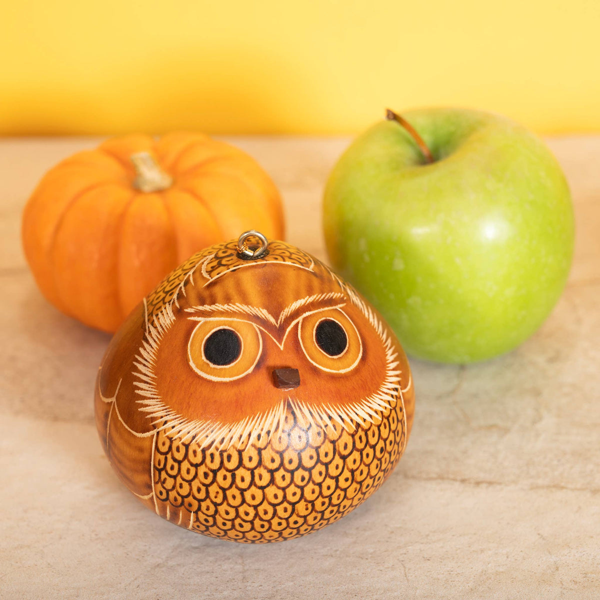 Kalebassikoriste | Blond Owl-Lucuma Designs-RAUHA Crafts