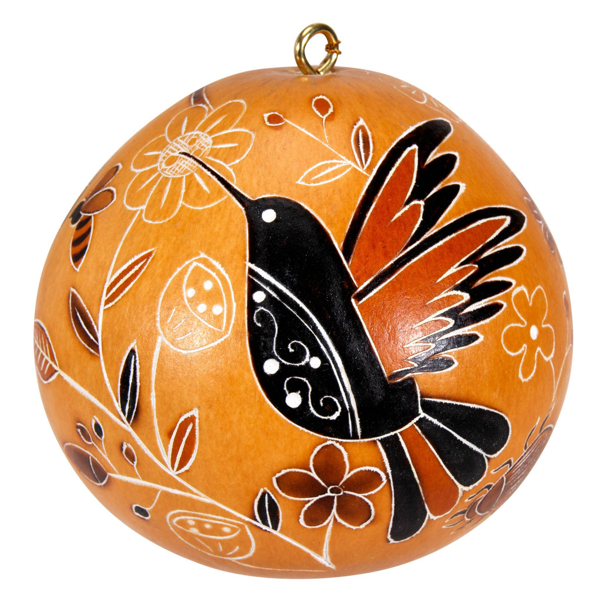 Kalebassprydnad | Dagspollinatörer-Lucuma Designs-RAUHA Crafts