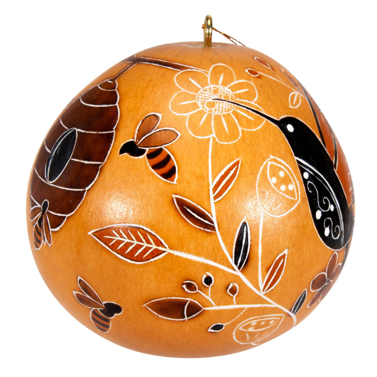 Kalebassprydnad | Dagspollinatörer-Lucuma Designs-RAUHA Crafts