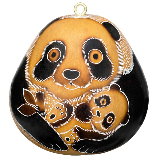 Kalebassikoriste | Pandan äiti ja poikanen-Lucuma Designs-RAUHA Crafts