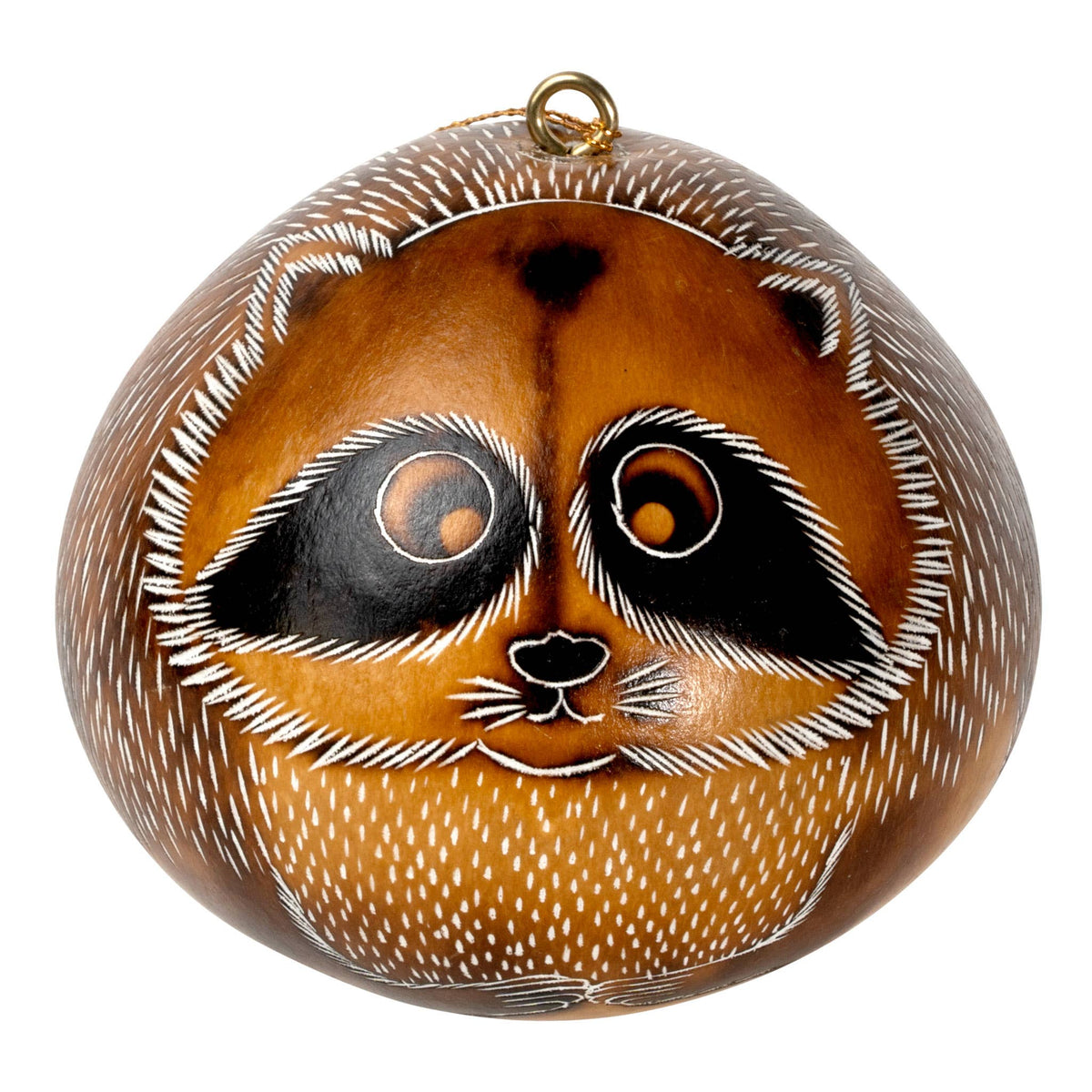 Kalebassprydnad | Raccoon-Lucuma Designs-RAUHA Crafts