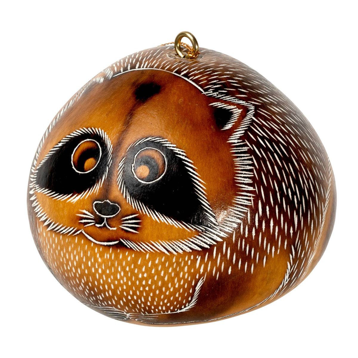 Kalebassprydnad | Raccoon-Lucuma Designs-RAUHA Crafts