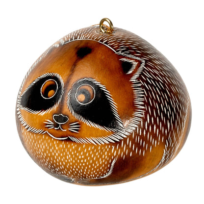 Kalebassprydnad | Raccoon-Lucuma Designs-RAUHA Crafts