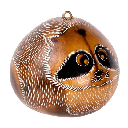 Kalebassprydnad | Raccoon-Lucuma Designs-RAUHA Crafts