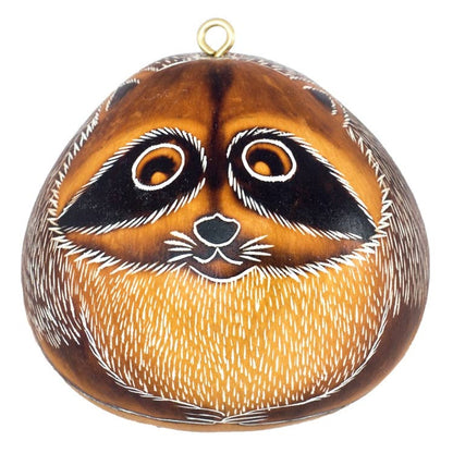 Kalebassprydnad | Raccoon-Lucuma Designs-RAUHA Crafts