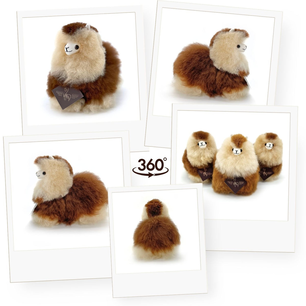 Moccachino INKARI Natural alpaca stuffed animal — additional view