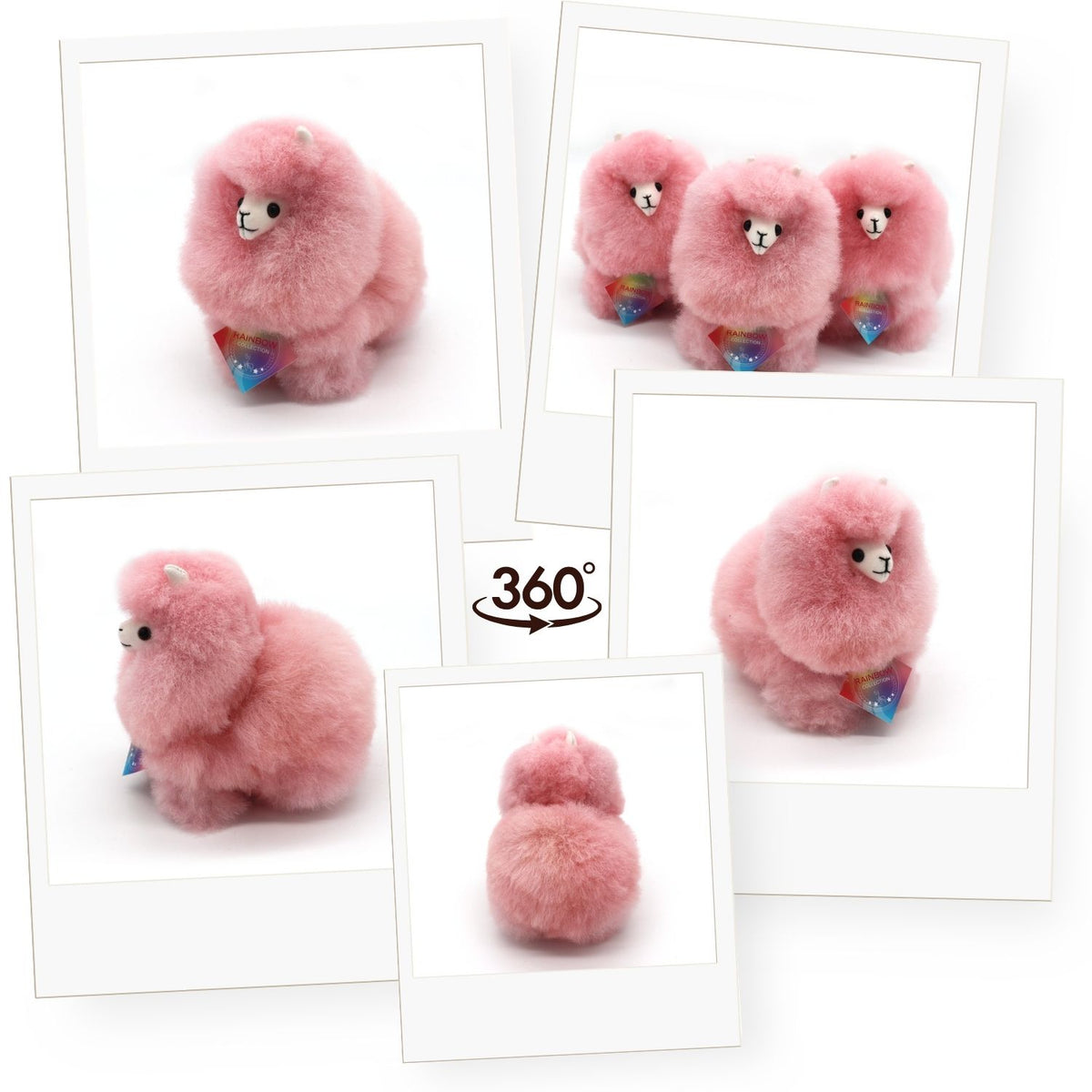 Cotton Candy INKARI Rainbow alpakanpehmolelu — lifestyle-kuva kodikkaassa kotimiljöössä