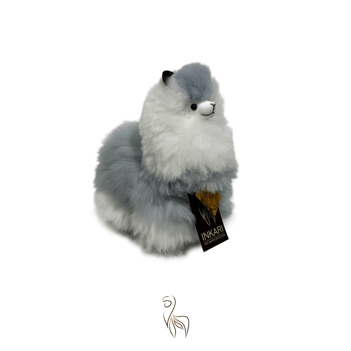 Moonlight INKARI Limited Edition alpakka-pehmolelu — pieni, 23 cm kokoinen, pehmeä ja pörröinen alpakkanvilla