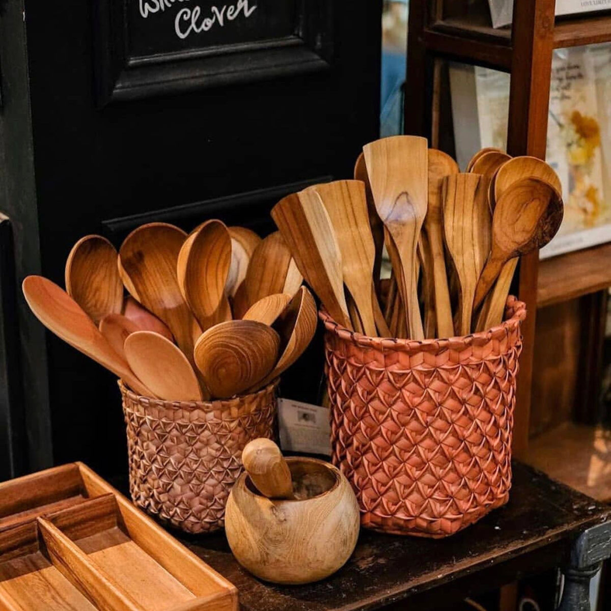 Säilytyskori palmunlehdestä | Sobe Teak-Du Anyam-RAUHA Crafts