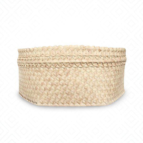 Tyylikäs palmunlehtinen säilytyskori | Toba-Du Anyam-RAUHA Crafts