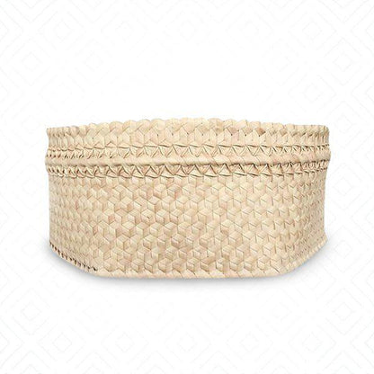 Tyylikäs palmunlehtinen säilytyskori | Toba-Du Anyam-RAUHA Crafts