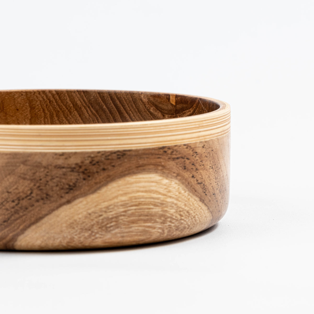 Salaattikulho - Tiikki/Bambu-RAUHA Crafts-RAUHA Crafts