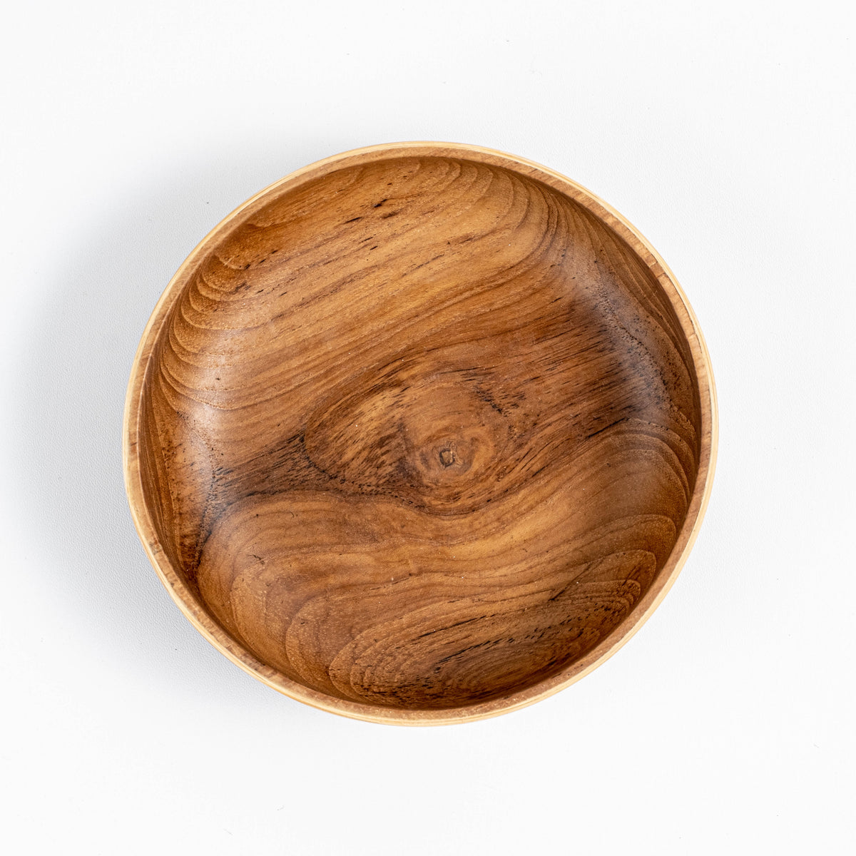Salaattikulho - Tiikki/Bambu-RAUHA Crafts-RAUHA Crafts