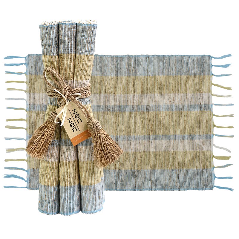 Seesteiset raidat vetiver-pöytätabletit, 6 kappaleen setti-Balizen-RAUHA Crafts
