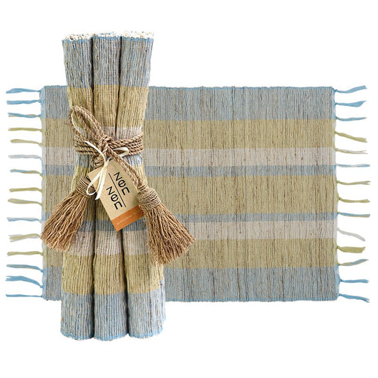 Seesteiset raidat vetiver-pöytätabletit, 6 kappaleen setti-Balizen-RAUHA Crafts
