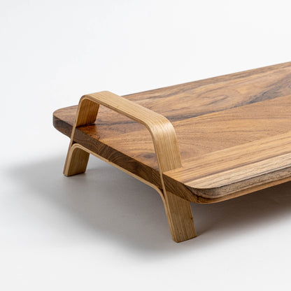 Tarjotin - Tiikki/Bambu-RAUHA Crafts-RAUHA Crafts