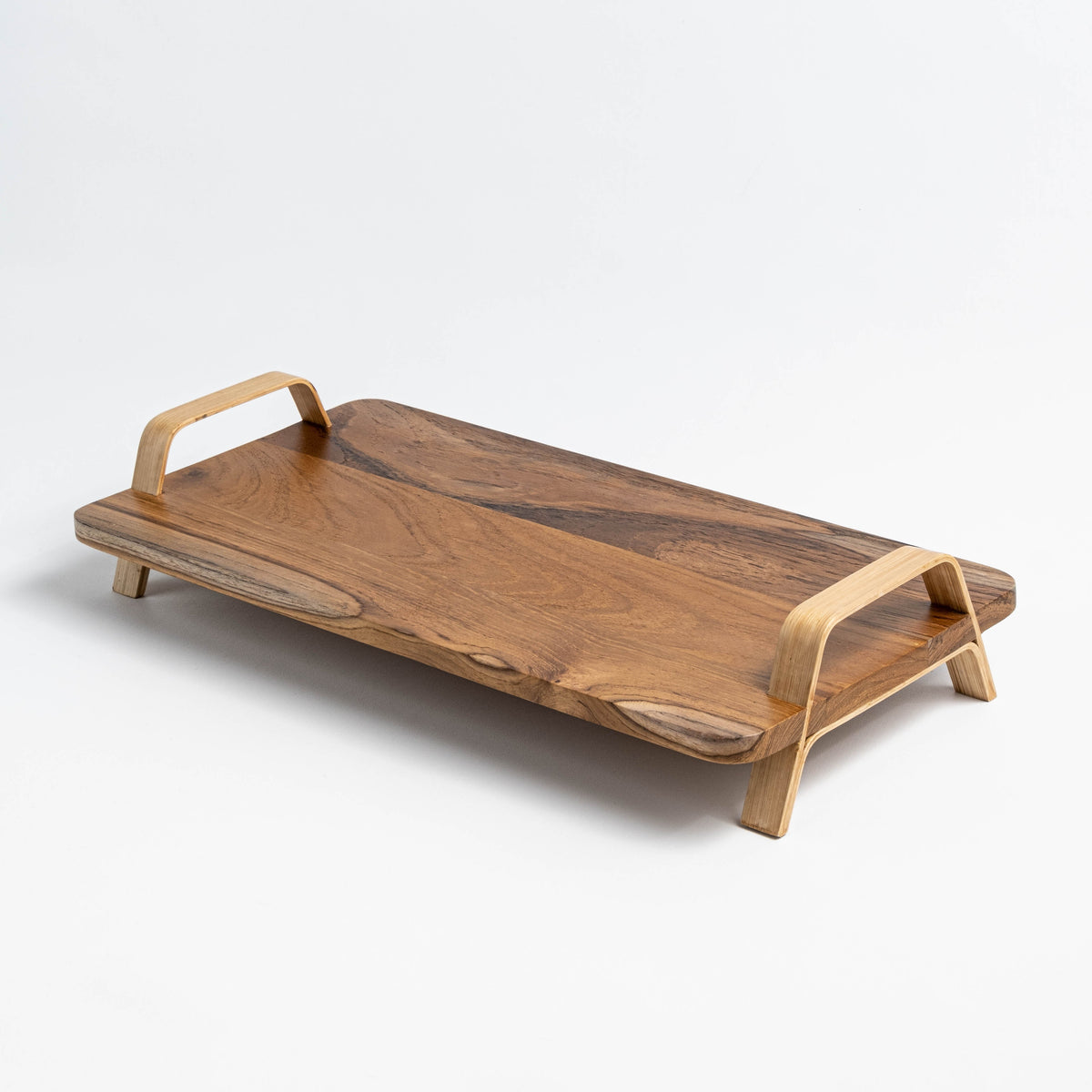 Tarjotin - Tiikki/Bambu-RAUHA Crafts-RAUHA Crafts