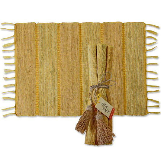 Kurkuman raidalliset vetiver-pöytätabletit, 6 kpl - Balizen-RAUHA Crafts