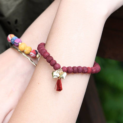 Kärlek • Kantha Connection-armband