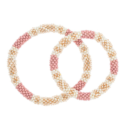Mamma & Jag-armband - Desert Rose (Set med 2)