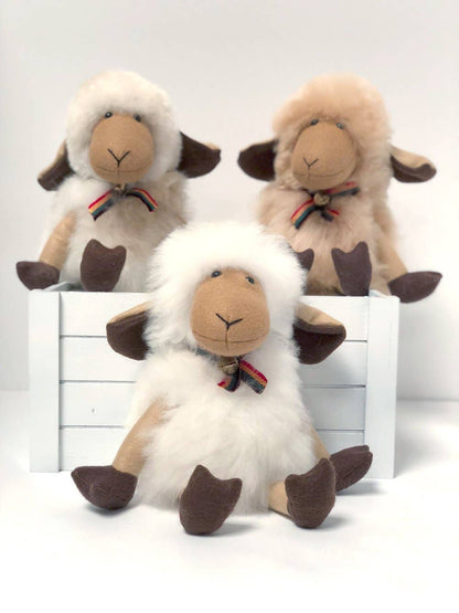 Alpackagosedjur - Får - Handgjort i 100% babyalpacka från Shupaca Alpaca