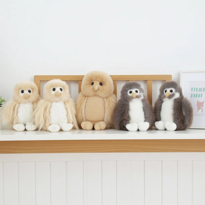 Alpackagosedjur - Uggla - handgjort alpackagosedjur - 100% babyalpacka från Shupaca Alpaca